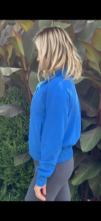Tempo Ribbed Jacket-DEEP INDIGO