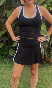 Allen Athletic Skort-BLACK