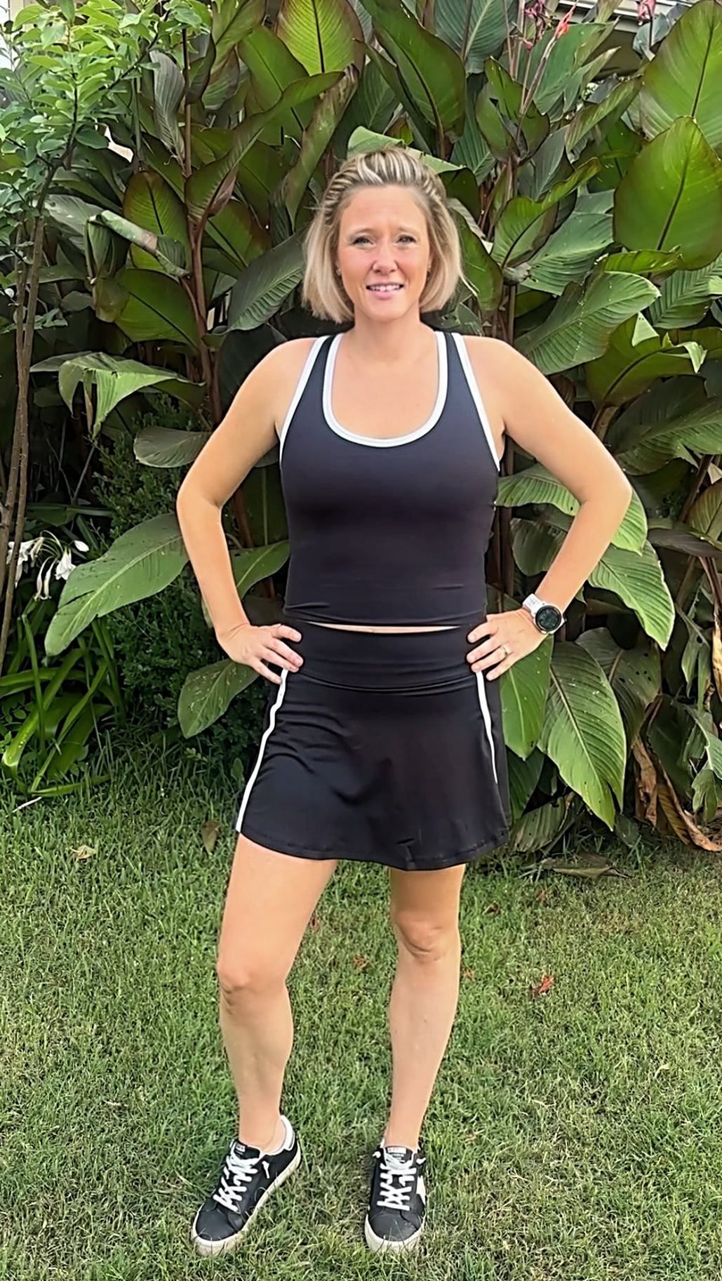 Allen Athletic Skort-BLACK