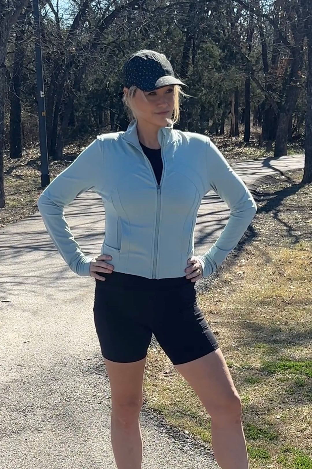 Darby Track Jacket- SOFT MINT