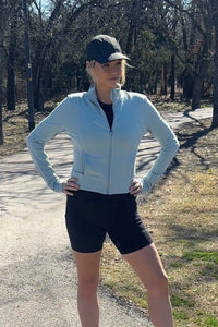 Darby Track Jacket- SOFT MINT