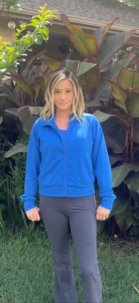 Tempo Ribbed Jacket-DEEP INDIGO