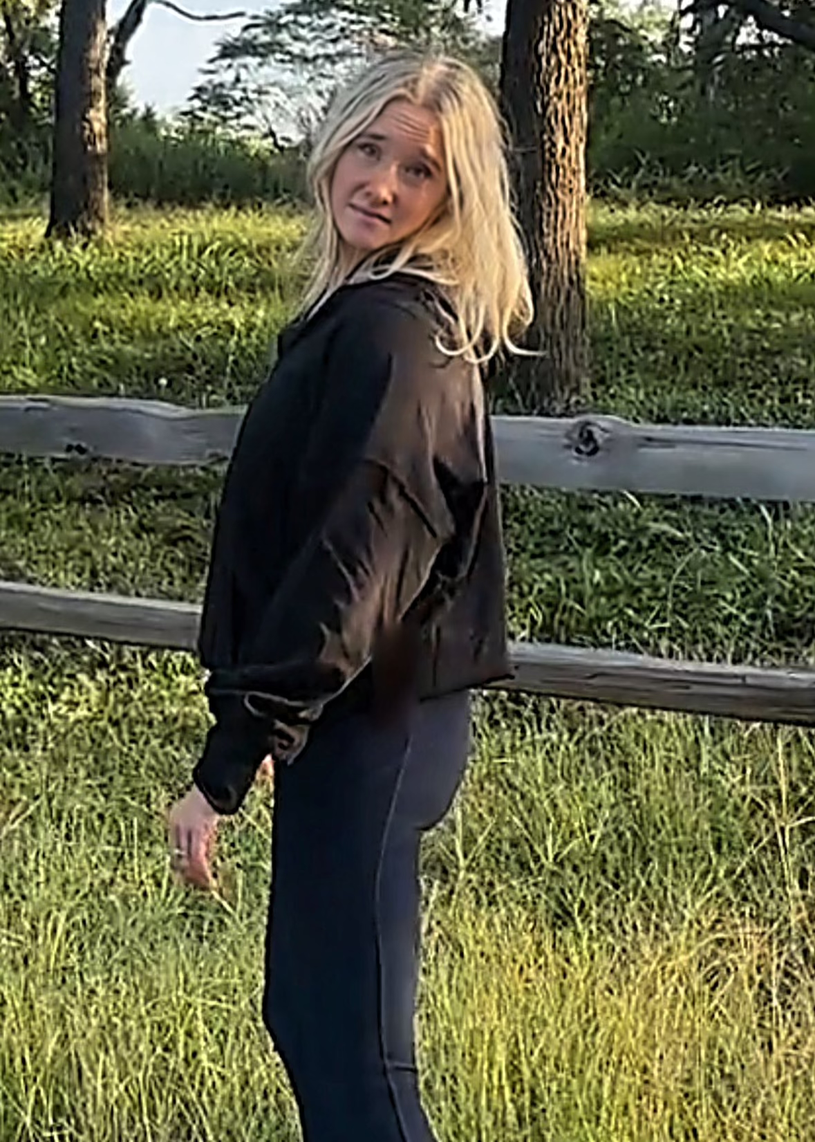 Ciara Half Zip Hoodie -Black