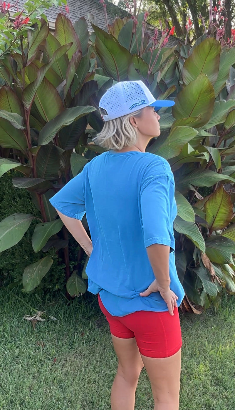 God is Good Tee-DUSTY BLUE