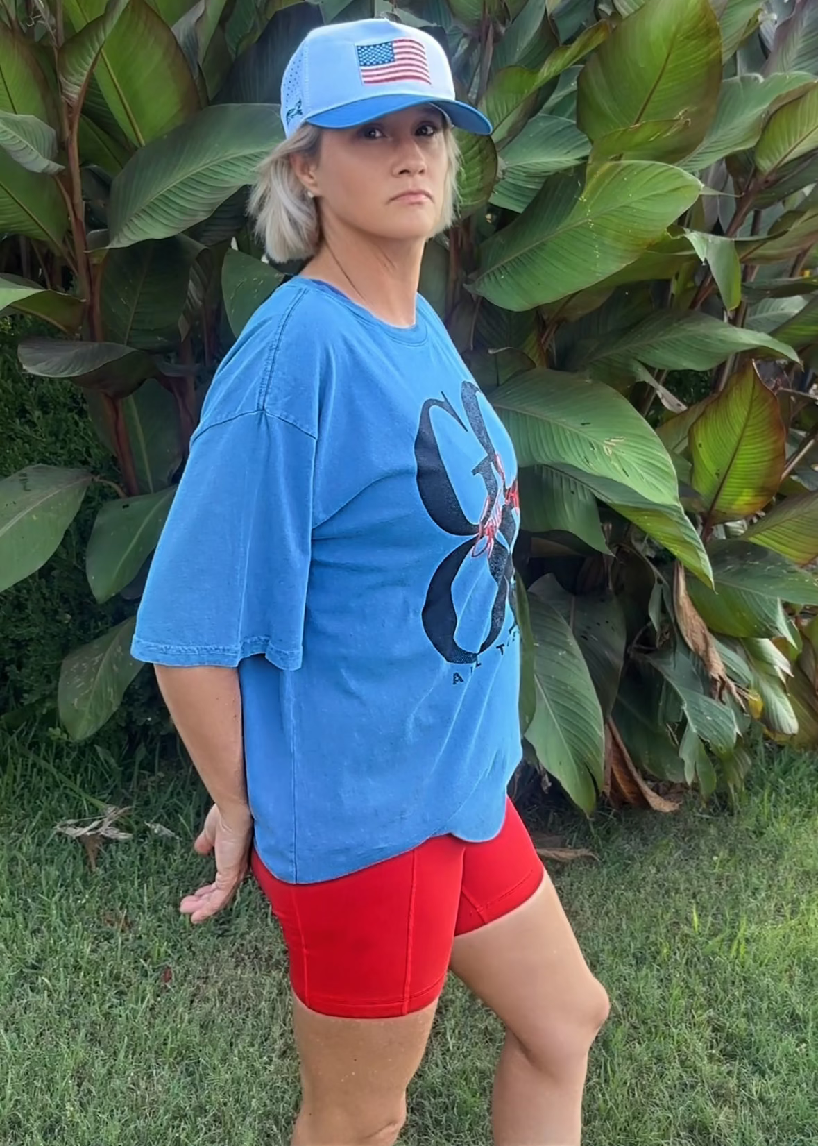 God is Good Tee-DUSTY BLUE