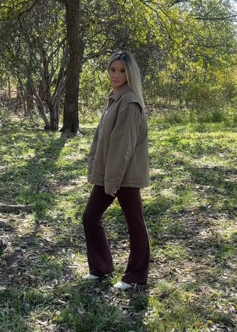 Heidi Barn Jacket-Olive