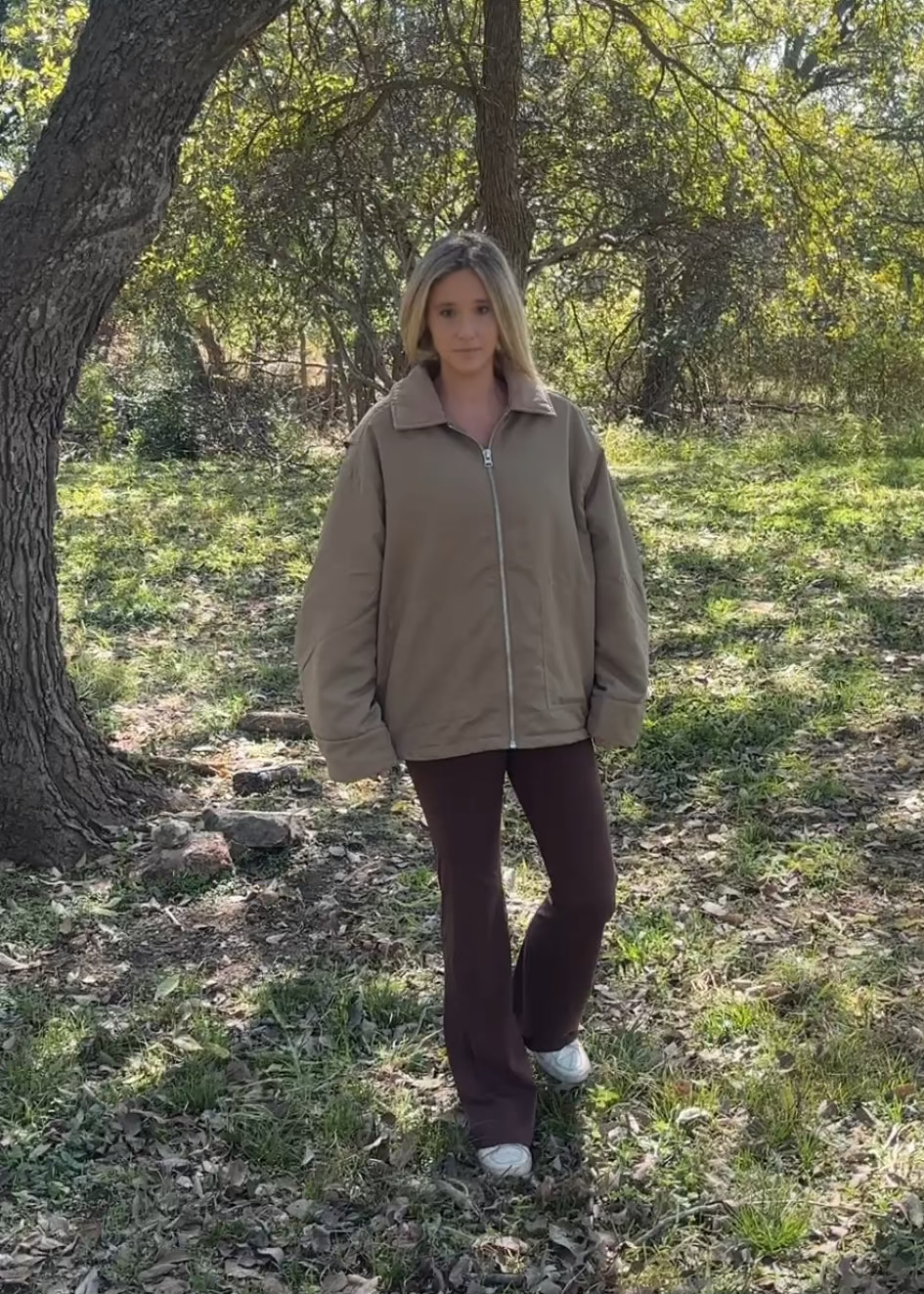 Heidi Barn Jacket-Olive