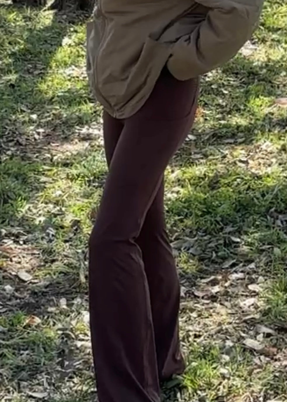 Jill Pocket Pants-Espresso