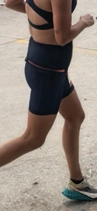 Junior Running Shorts-NAVY