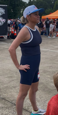 Junior Running Shorts-NAVY