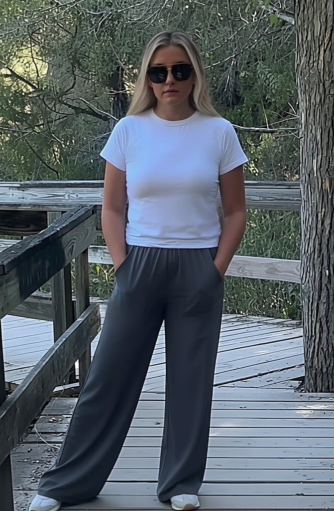 Puckett Pants- Charcoal