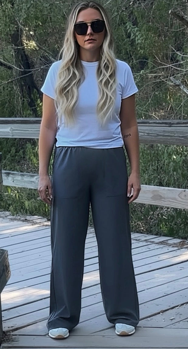 Puckett Pants- Charcoal