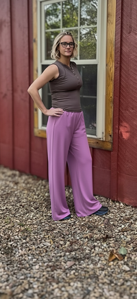 Puckett Pants- Mulberry