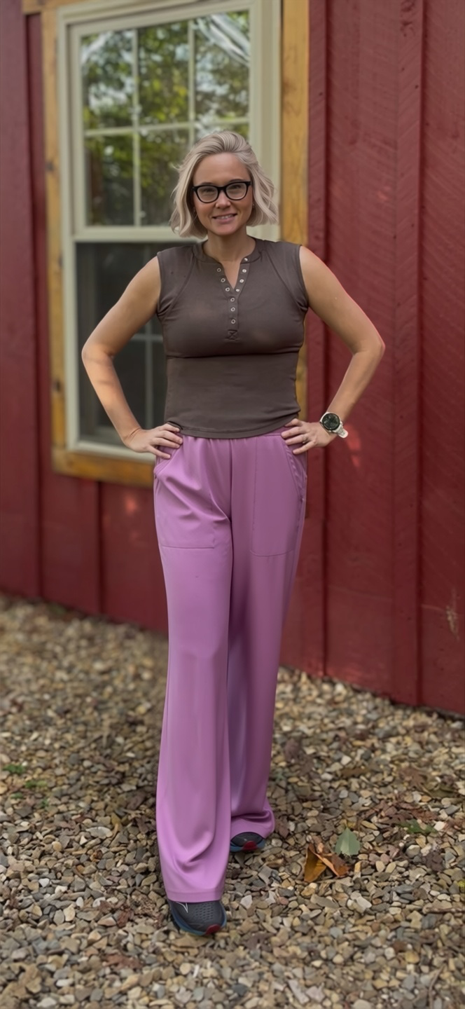Puckett Pants- Mulberry