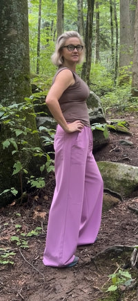 Puckett Pants- Mulberry