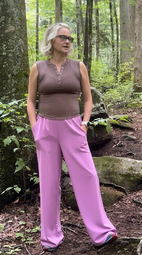 Puckett Pants- Mulberry