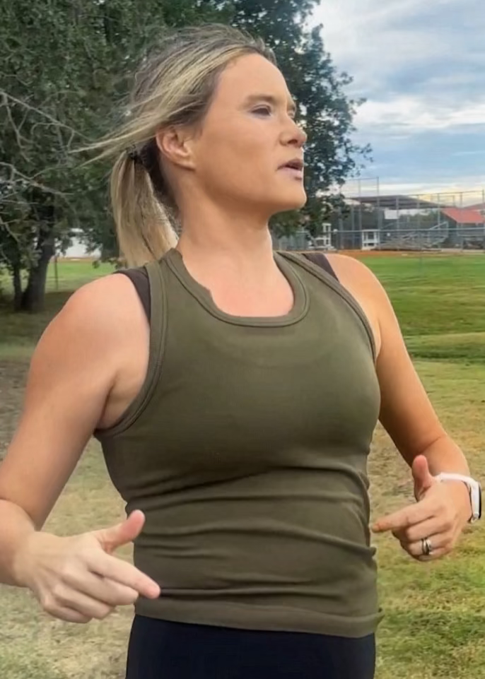 Gracyn Ribbed Fitted Tank-Olive