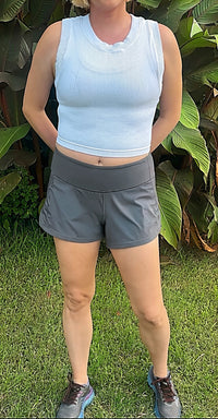Rosa 2-in-1 Shorts-CHARCOAL