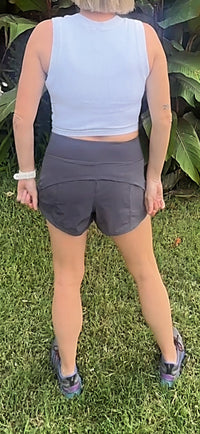 Rosa 2-in-1 Shorts-CHARCOAL