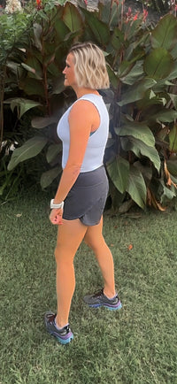 Rosa 2-in-1 Shorts-CHARCOAL