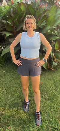 Rosa 2-in-1 Shorts-CHARCOAL