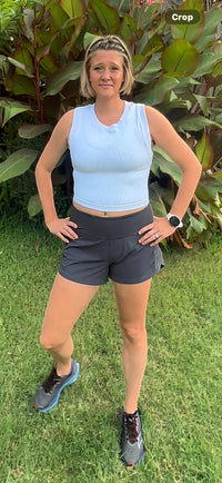Rosa 2-in-1 Shorts-CHARCOAL