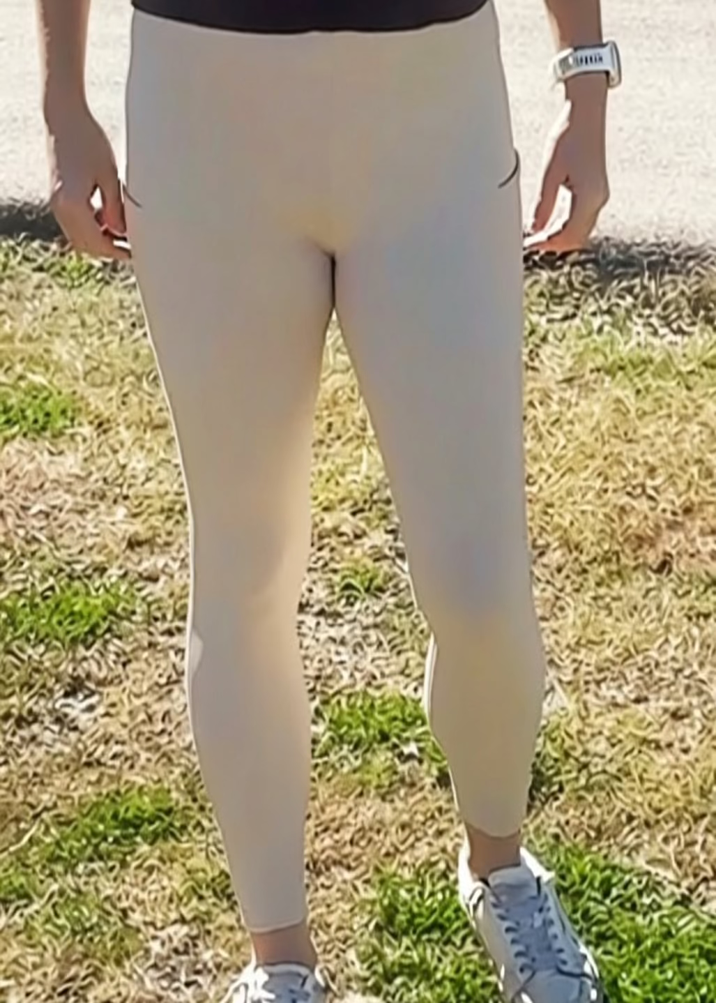 Podium Ribbed Leggings with Pockets-SHELL