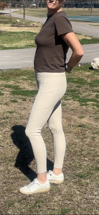 Podium Ribbed Leggings with Pockets-SHELL