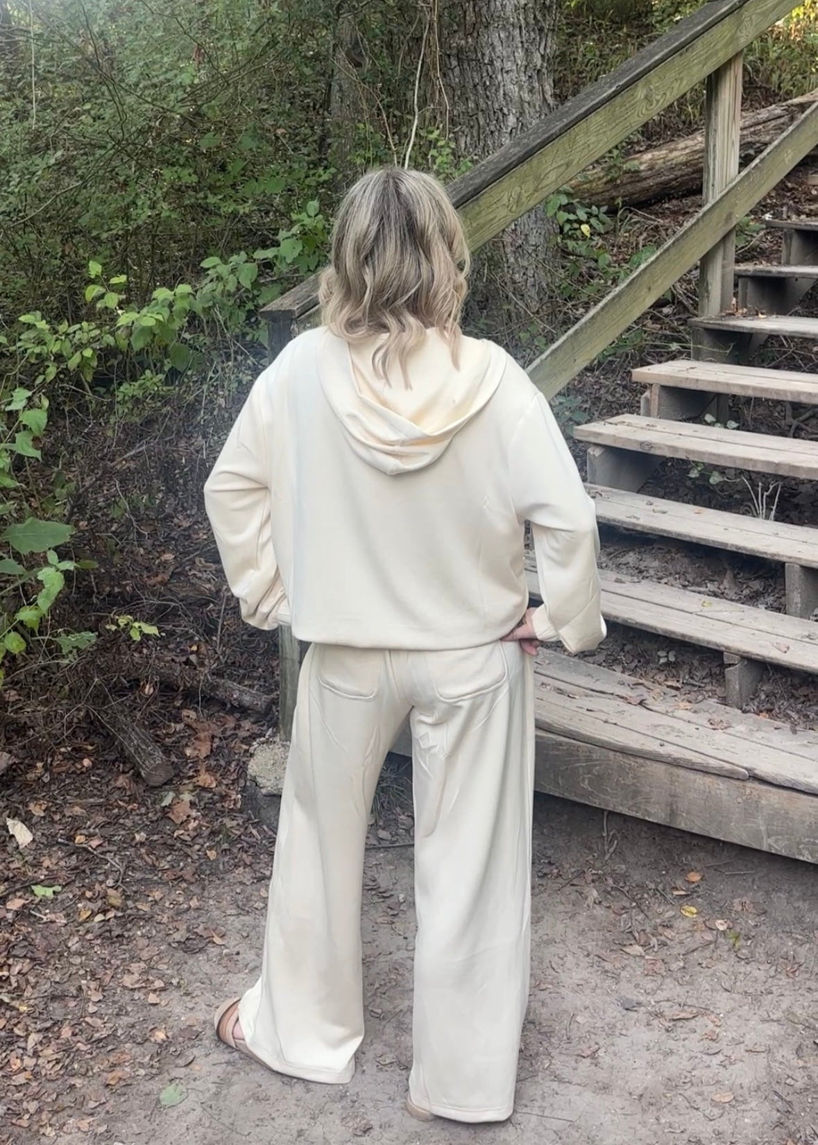 Sable Full Zip Hoodie Jacket-Buttercream