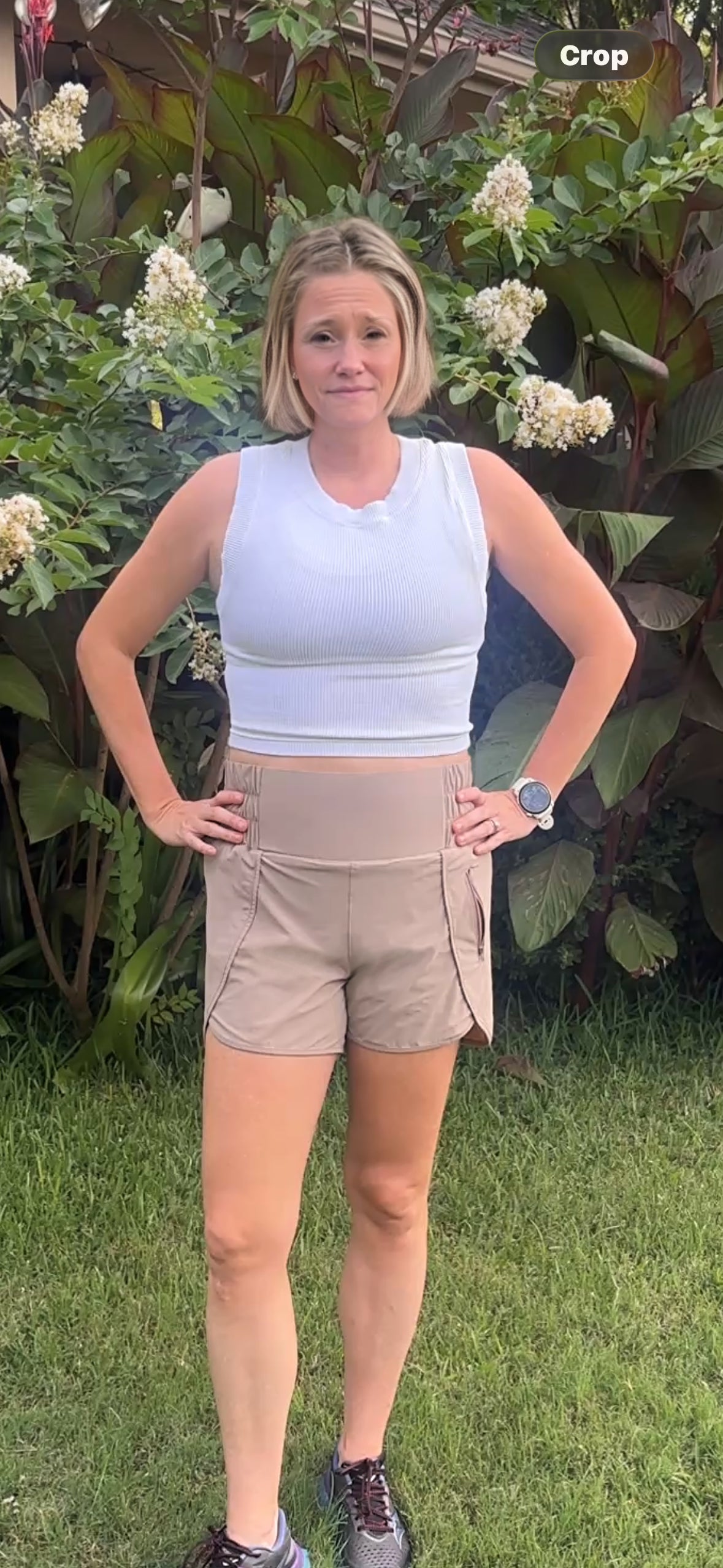 Valley Zipper Pocket Shorts- Latte